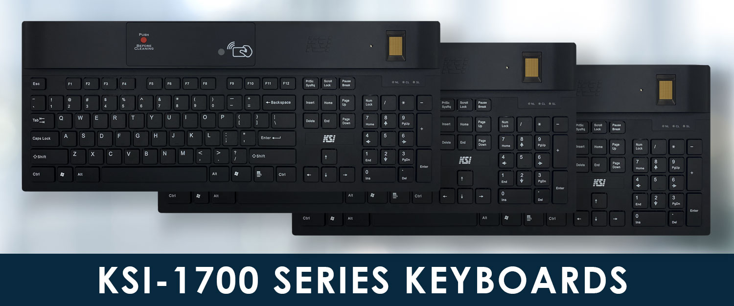 KSI-1700 Antimicrobial Keyboard GCC