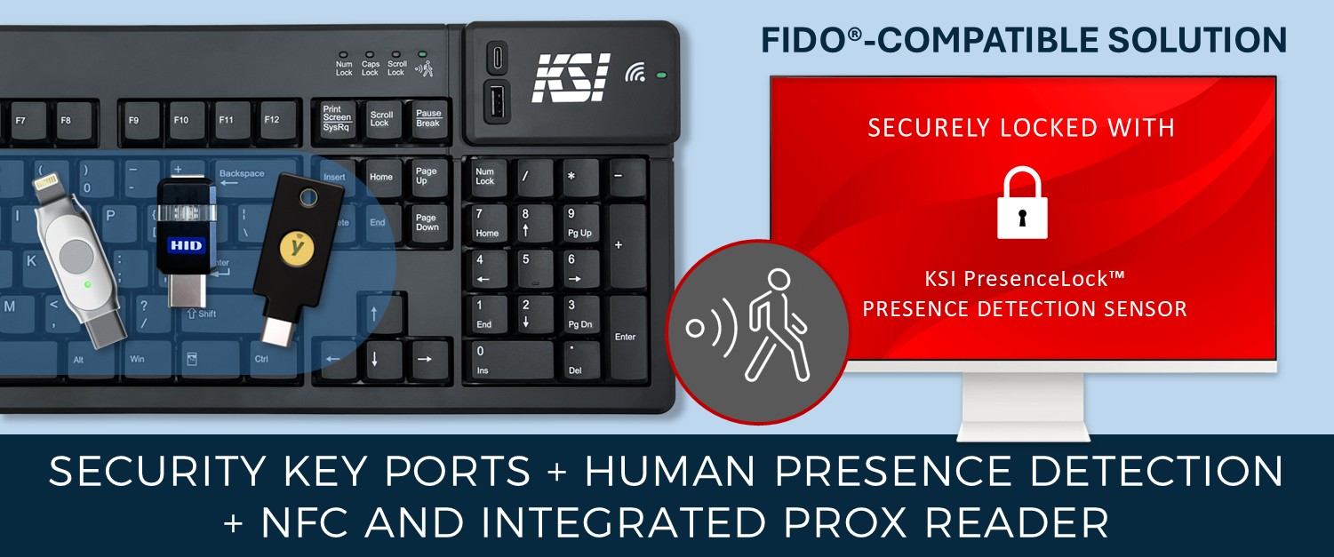 KSI-2100 Biometric Keyboard GCC