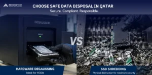 Hardware Degaussing vs. SSD Shredding: Choosing Safe Data Disposal in Qatar